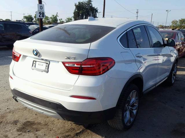 5UXXW3C5XJ0T81684 - 2018 BMW X4 XDRIVE2 WHITE photo 4