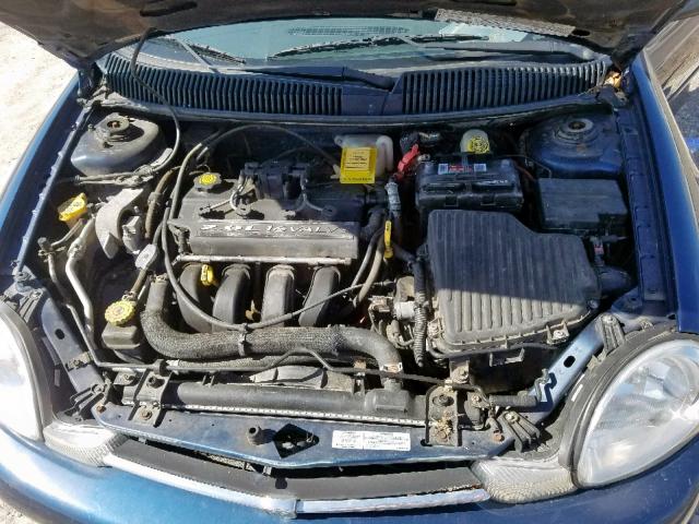 1B3ES46C81D161345 - 2001 DODGE NEON SE BLUE photo 7