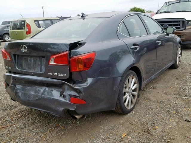 JTHCK262095028861 - 2009 LEXUS IS 250 GRAY photo 4