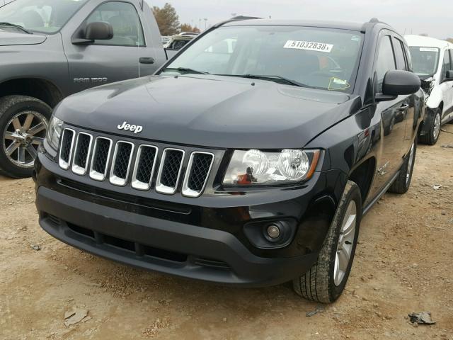 1C4NJCBA2GD743434 - 2016 JEEP COMPASS SP შავი ფოტო 2