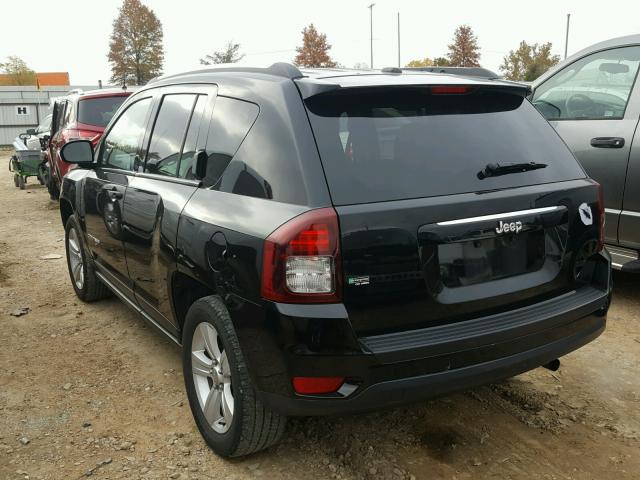 1C4NJCBA2GD743434 - 2016 JEEP COMPASS SP შავი ფოტო 3