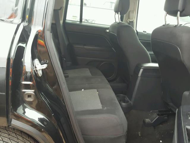 1C4NJCBA2GD743434 - 2016 JEEP COMPASS SP შავი ფოტო 6