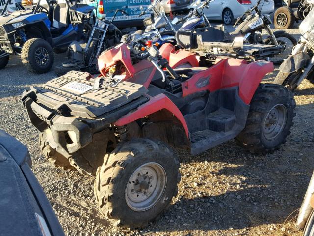 4XATN50A09A525045 - 2009 POLARIS SPORTSMAN RED photo 2