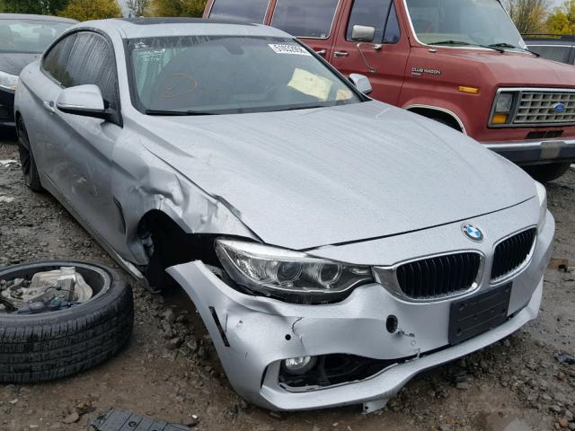 WBA3N3C57FK233861 - 2015 BMW 428 I GRAY photo 1