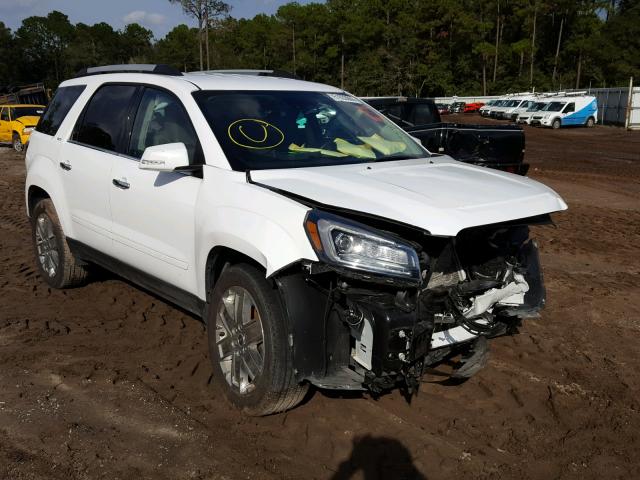 1GKKRSKD1HJ224382 - 2017 GMC ACADIA LIM WHITE photo 1