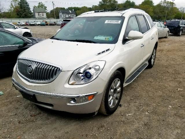 5GAKVDED5CJ229495 - 2012 BUICK ENCLAVE WHITE photo 2