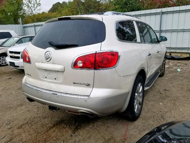 5GAKVDED5CJ229495 - 2012 BUICK ENCLAVE WHITE photo 4