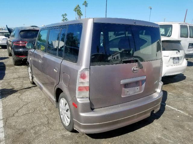 JTLKT324440135963 - 2004 TOYOTA SCION XB 灰色 照片 3