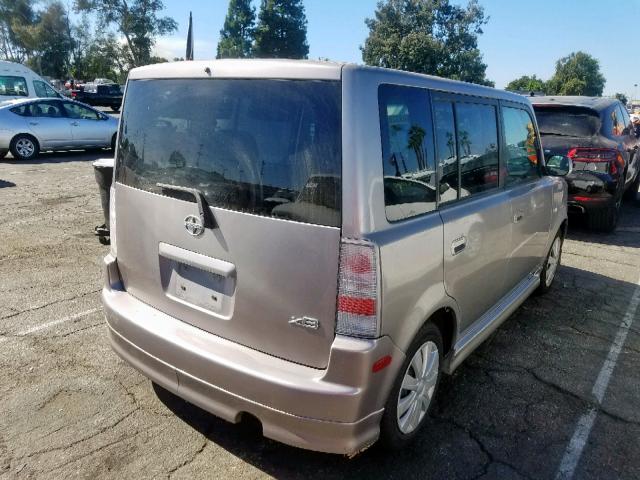 JTLKT324440135963 - 2004 TOYOTA SCION XB 灰色 照片 4