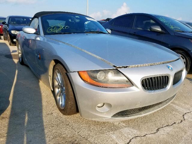 4USBT33413LR63423 - 2003 BMW Z4 2.5 SILVER photo 1