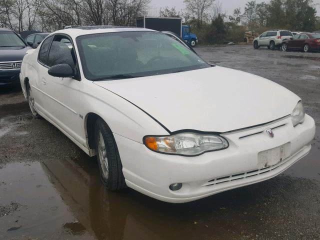 2G1WX12K149425225 - 2004 CHEVROLET MONTE CARL WHITE photo 1