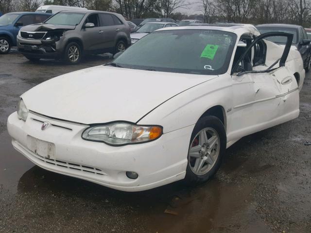 2G1WX12K149425225 - 2004 CHEVROLET MONTE CARL WHITE photo 2