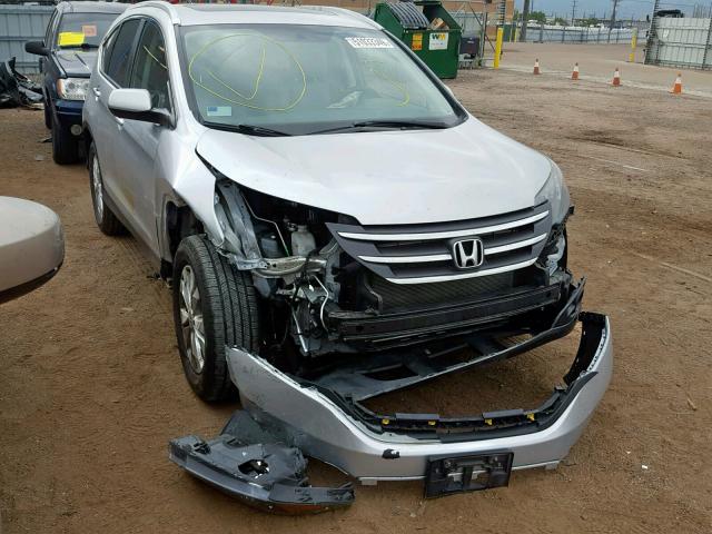 2HKRM4H77DH650215 - 2013 HONDA CR-V EXL SILVER photo 1