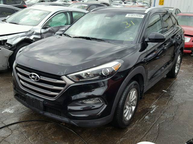 KM8J3CA42GU192261 - 2016 HYUNDAI TUCSON LIM BLACK photo 2