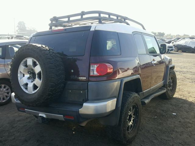 JTEBU11F470076817 - 2007 TOYOTA FJ CRUISER TWO TONE photo 4