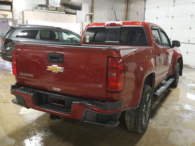 1GCGTCE33G1120678 - 2016 CHEVROLET COLORADO L MAROON photo 4