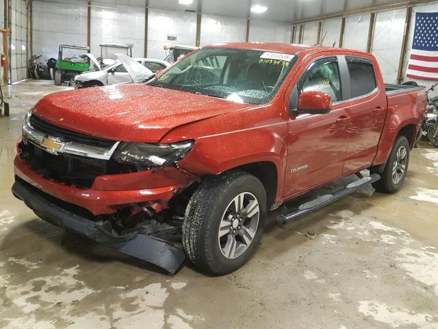 1GCGTCE33G1120678 - 2016 CHEVROLET COLORADO L MAROON photo 9