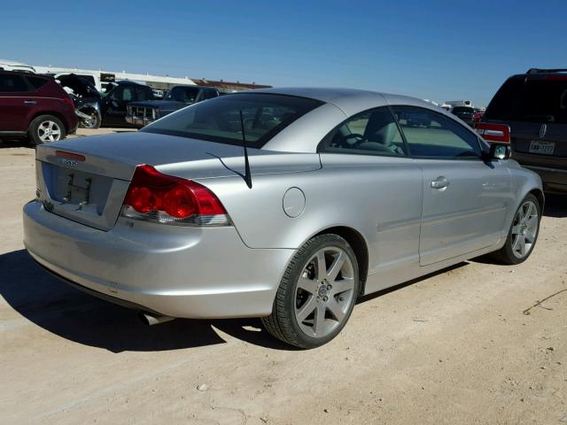 YV1MC68276J001256 - 2006 VOLVO C70 T5 SILVER photo 4