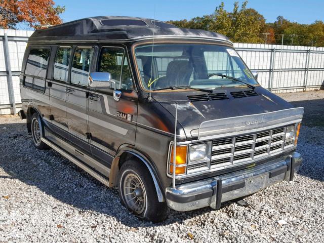 2B6HB23Y9JK172364 - 1988 DODGE VAN SILVER photo 1