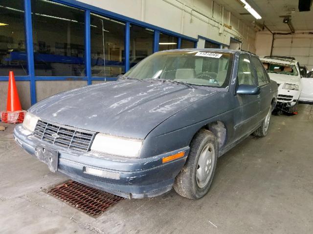 1G1LD554XTY263377 - 1996 CHEVROLET CORSICA GREEN photo 2