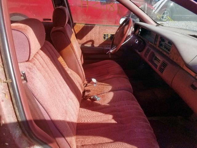 1G1BL53E7NW152567 - 1992 CHEVROLET CAPRICE MAROON photo 5