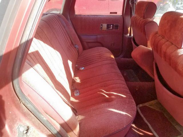 1G1BL53E7NW152567 - 1992 CHEVROLET CAPRICE MAROON photo 6