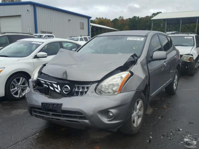 JN8AS5MTXDW026614 - 2013 NISSAN ROGUE S SILVER photo 2