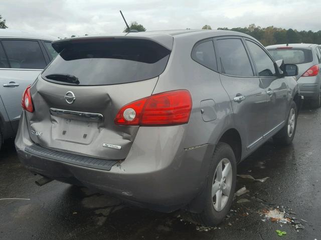 JN8AS5MTXDW026614 - 2013 NISSAN ROGUE S SILVER photo 4