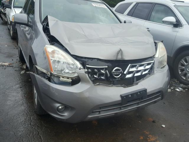 JN8AS5MTXDW026614 - 2013 NISSAN ROGUE S SILVER photo 9