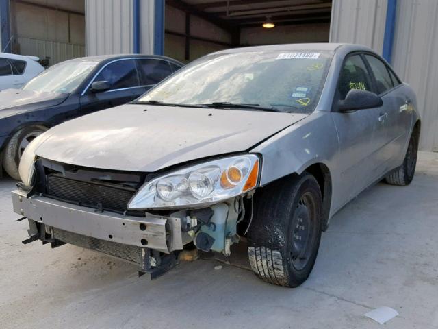 1G2ZF55B164160357 - 2006 PONTIAC G6 SE SILVER photo 2