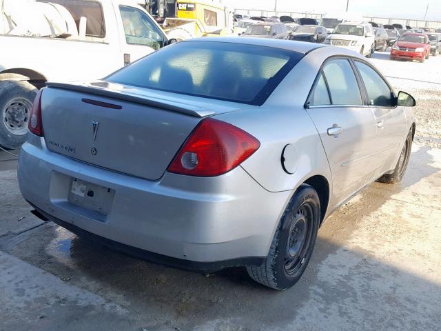 1G2ZF55B164160357 - 2006 PONTIAC G6 SE SILVER photo 4