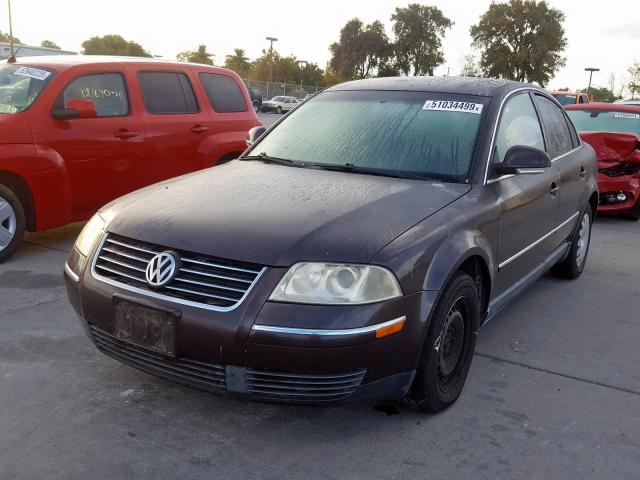 WVWMD63B84E213146 - 2004 VOLKSWAGEN PASSAT GL BROWN photo 2