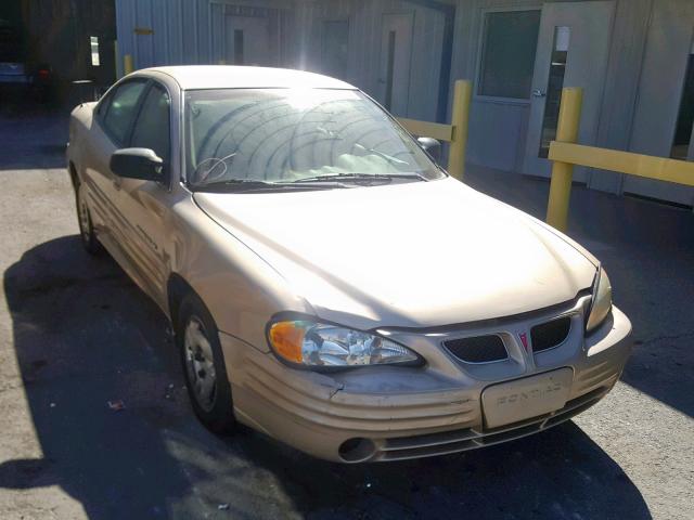 1G2NE52T31M645042 - 2001 PONTIAC GRAND AM GOLD photo 1