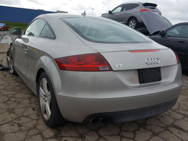 TRUAF38J481028705 - 2008 AUDI TT 2.0T SILVER photo 3