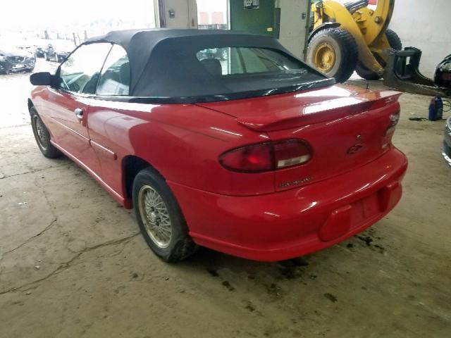 4G1JF32T1XB903940 - 1999 CHEVROLET CAVALIER Z RED photo 3