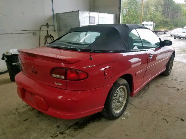 4G1JF32T1XB903940 - 1999 CHEVROLET CAVALIER Z RED photo 4