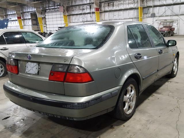 YS3EF48E9X3037710 - 1999 SAAB 9-5 SE GREEN photo 4