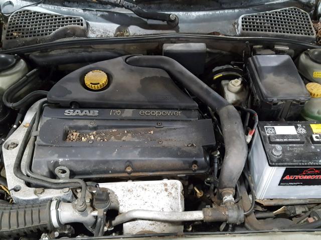 YS3EF48E9X3037710 - 1999 SAAB 9-5 SE GREEN photo 7