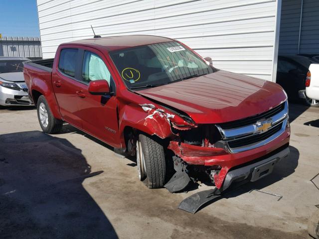 1GCGSCEN7J1228541 - 2018 CHEVROLET COLORADO L RED photo 1