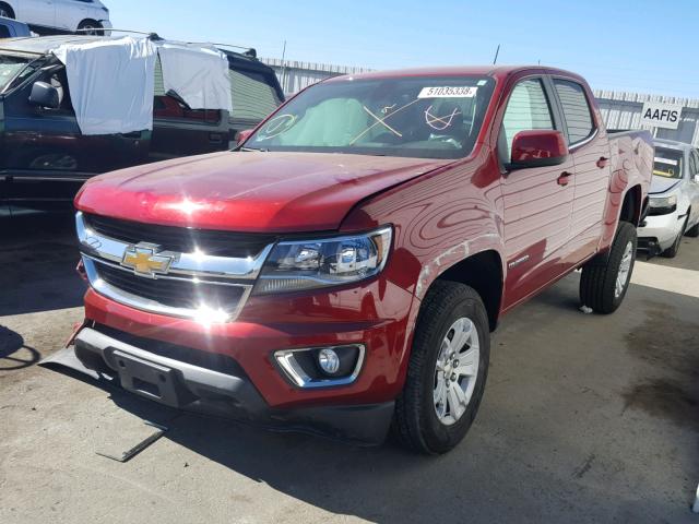 1GCGSCEN7J1228541 - 2018 CHEVROLET COLORADO L RED photo 2
