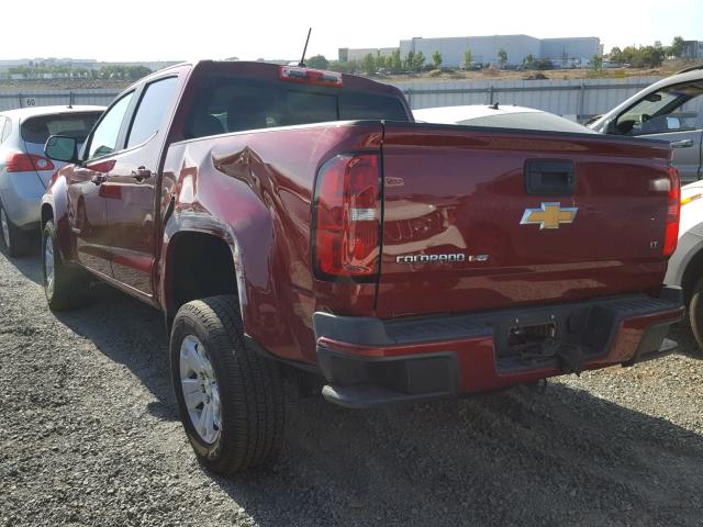 1GCGSCEN7J1228541 - 2018 CHEVROLET COLORADO L RED photo 3