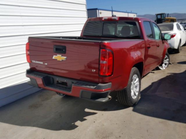 1GCGSCEN7J1228541 - 2018 CHEVROLET COLORADO L RED photo 4