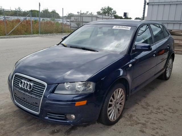 WAUNF68P76A001509 - 2006 AUDI A3 2.0 PRE BLUE photo 2