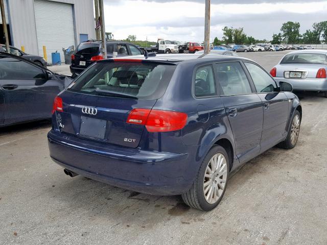 WAUNF68P76A001509 - 2006 AUDI A3 2.0 PRE BLUE photo 4