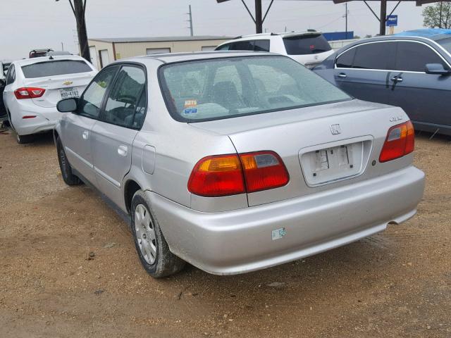 2HGEJ6617YH570382 - 2000 HONDA CIVIC BASE Gümüş foto 3