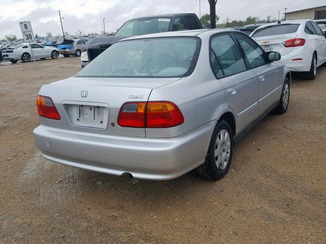 2HGEJ6617YH570382 - 2000 HONDA CIVIC BASE Gümüş foto 4