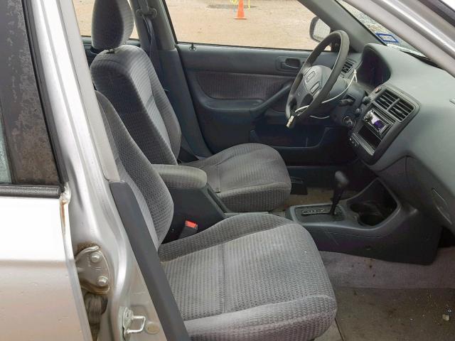 2HGEJ6617YH570382 - 2000 HONDA CIVIC BASE Gümüş foto 5