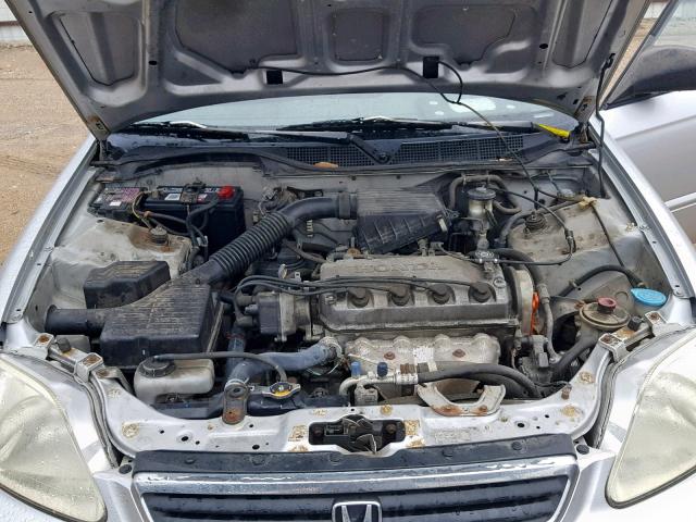 2HGEJ6617YH570382 - 2000 HONDA CIVIC BASE Gümüş foto 7