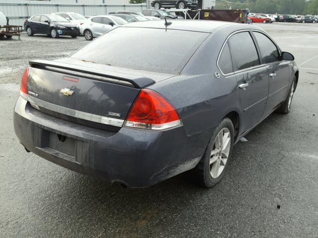 2G1WU583289210796 - 2008 CHEVROLET IMPALA LTZ BLUE photo 4