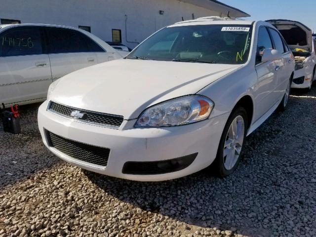 2G1WC5E3XC1190490 - 2012 CHEVROLET IMPALA LTZ WHITE photo 2